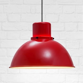 REFLEX MAXI Czerwona lampa wisząca retro