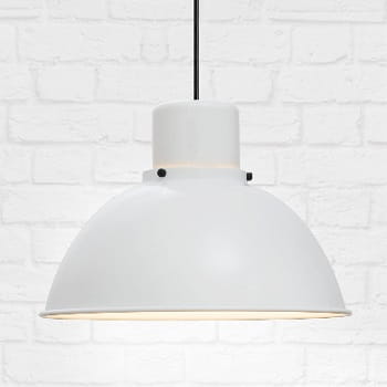 REFLEX MAXI Biała lampa wisząca retro