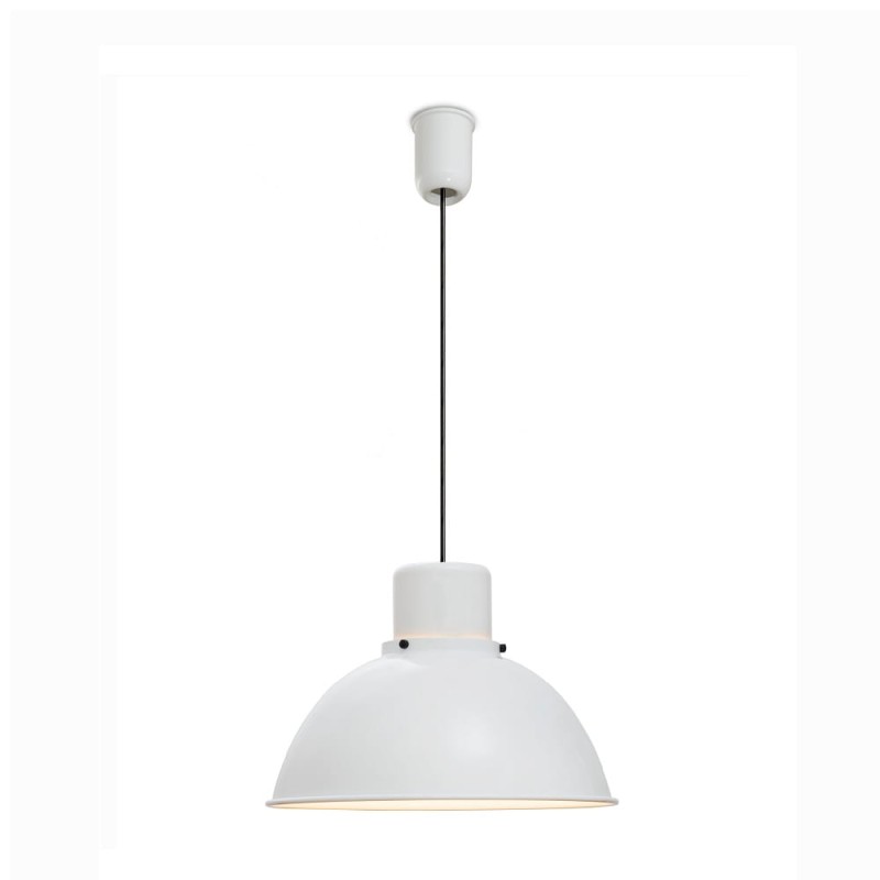 REFLEX MAXI Biała lampa wisząca retro