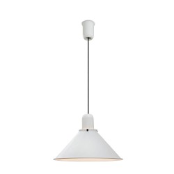 Reflex Stożek biała lampa wisząca w stylu retro