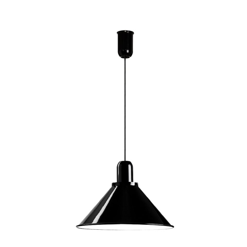 Reflex Stożek czarna lampa wisząca w stylu retro