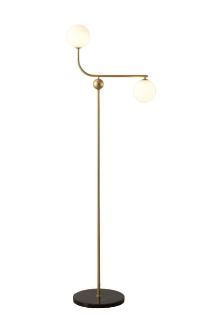 White Ball Floor 15 stojąca lampa podłogowa kule 15cm