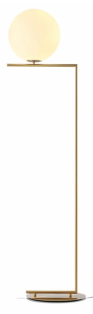 White Ball Floor 30 stojąca lampa podłogowa biała kula 30cm średnicy