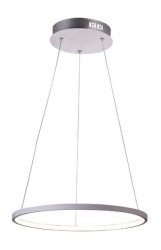 Lune 29 biała pojedynczy pierścień LED okrągła lampa wisząca 18W