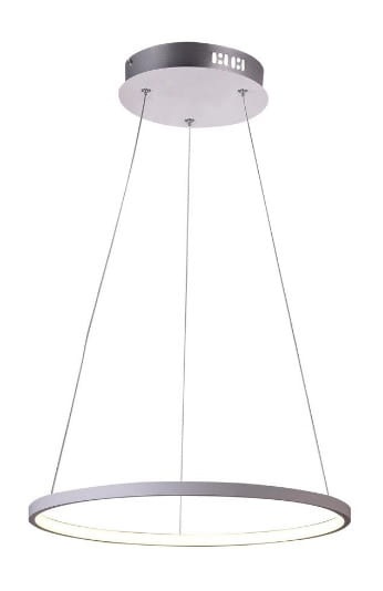 Lune 29 biała pojedynczy pierścień LED okrągła lampa wisząca 18W