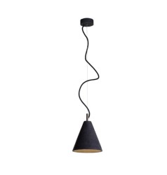 KOBE 1 betonowa lampa sufitowa, wysokość 19 cm