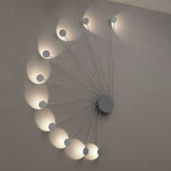 Helix designerski kinkiet, plafon LED, nowoczesny,  dekoracyjny, niepowtarzalny