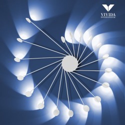 Helix designerski kinkiet, plafon LED, nowoczesny,  dekoracyjny, niepowtarzalny