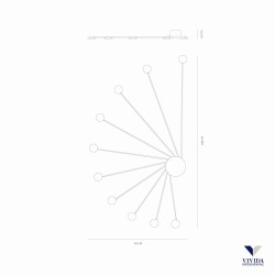 Helix designerski kinkiet, plafon LED, nowoczesny,  dekoracyjny, niepowtarzalny