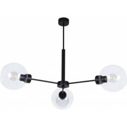 Lambert 3  żyrandol lampa wisząca  trzy szklane klosze