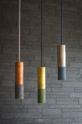 KALLA INOX 73 betonowa lampa wisząca sufitowa