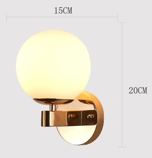 Roda Brass Poler   kinkiet w kolorze błyszczącego mosiądzu