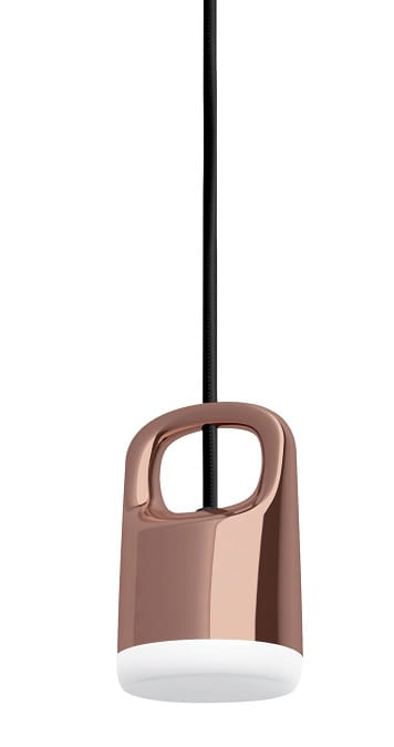 Bag pojedyncza elegancka nowoczesna lampa wisząca biała, czarna, złota
