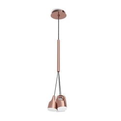Bag potrójna  elegancka nowoczesna lampa wisząca biała, czarna, złota