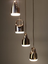 Bag Spiral –  duża nowoczesna lampa wisząca  LED