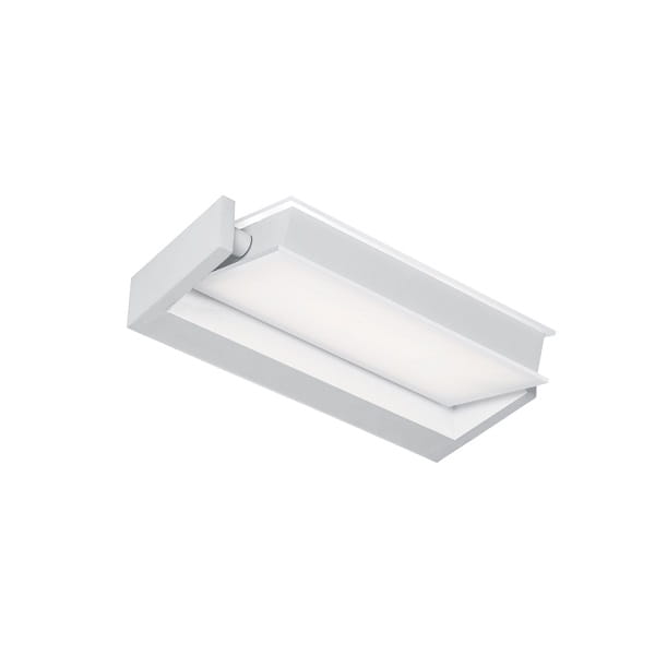 Axella  prostokątna  lampa ścienna regulowana, kinkiet, biała, czarna, beżowa