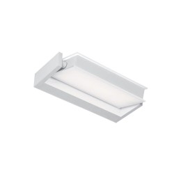 Axella  prostokątna  lampa ścienna regulowana, kinkiet, biała, czarna, beżowa