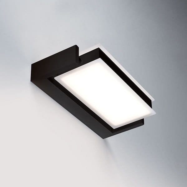 Axella  prostokątna  lampa ścienna regulowana, kinkiet, biała, czarna, beżowa