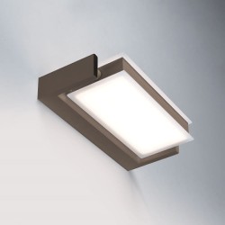 Axella  prostokątna  lampa ścienna regulowana, kinkiet, biała, czarna, beżowa