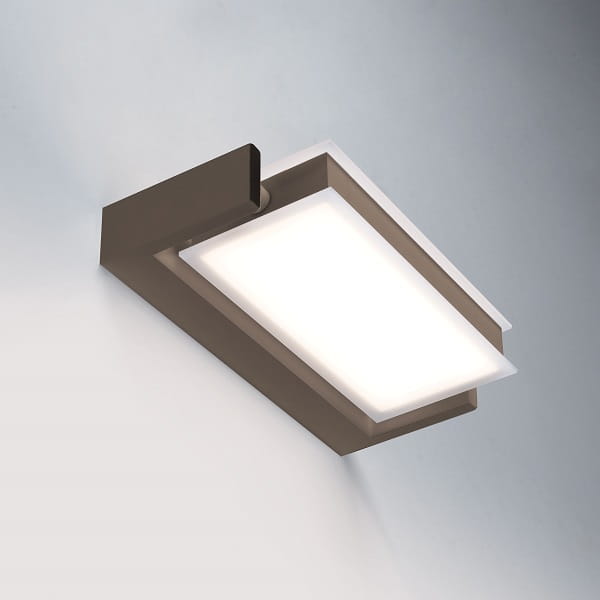 Axella  prostokątna  lampa ścienna regulowana, kinkiet, biała, czarna, beżowa