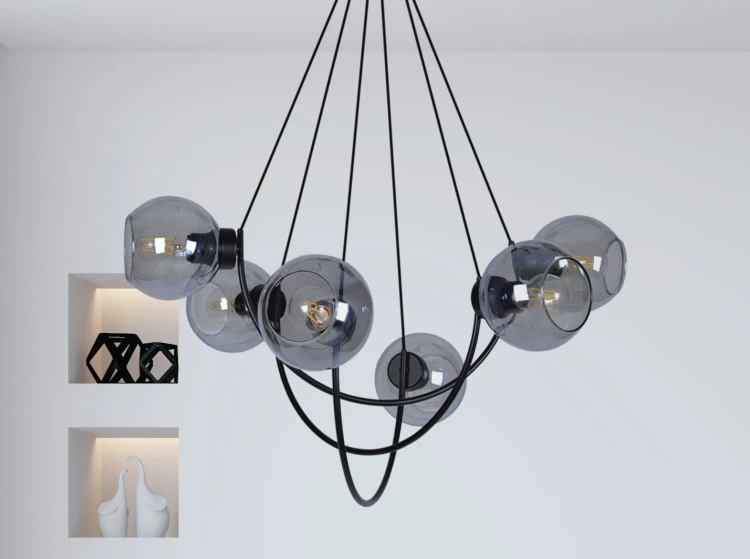 SIRIUS 6 lampa wisząca sufitowa K-2629