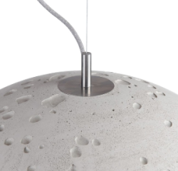 SFERA XL  betonowa lampa sufitowa, średnica 62 cm