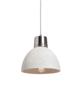 KORTA 1 betonowa lampa wisząca średnica 28,5 cm.