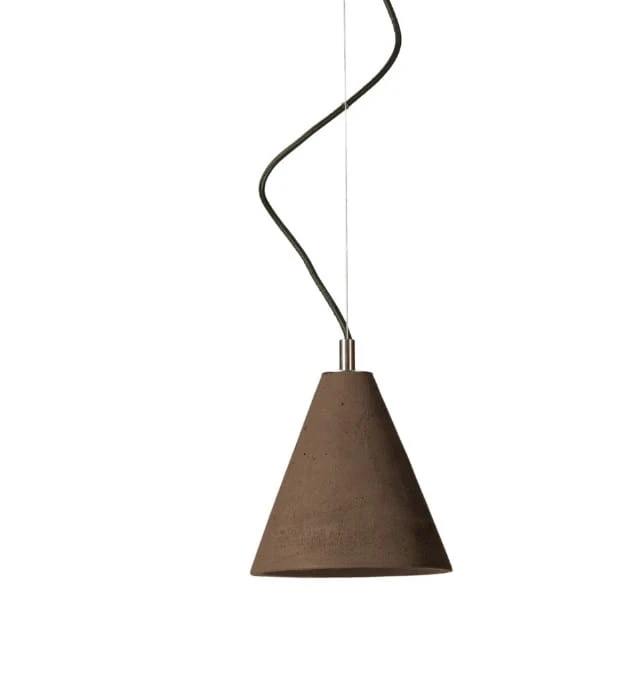 KOBE 1 betonowa lampa sufitowa, wysokość 19 cm