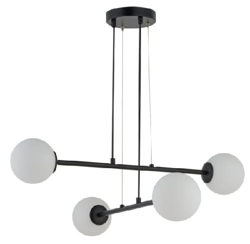 Balans 4 lampa wisząca czarna cztery białe kule.jpg