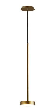 Sycylia – pojedynczy dysk LED o średnicy 12 cm z regulowaną wysokością