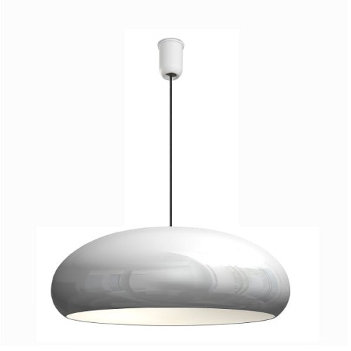 Lampa wisząca Cocco Ufo Monocolor biała 40 cm nowoczesna nad stół Domodes