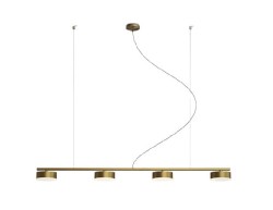 Lampa liniowa, LED - Sycylia - mosiądz