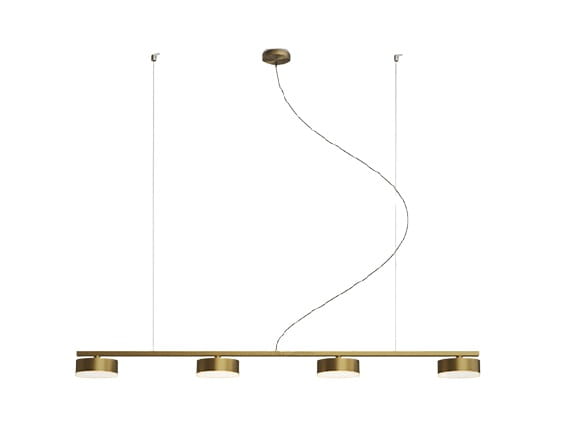 Lampa liniowa, LED - Sycylia - mosiądz