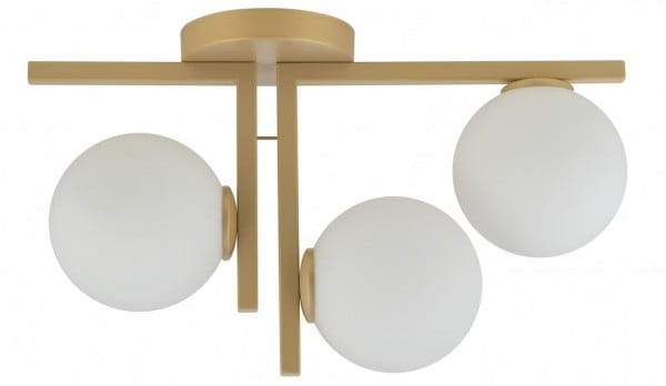 Plafon sufitowy, LED - Andy 3  złoty