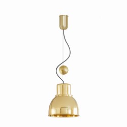 Reflex Mini regulowana  mosiądz lampa wisząca retro