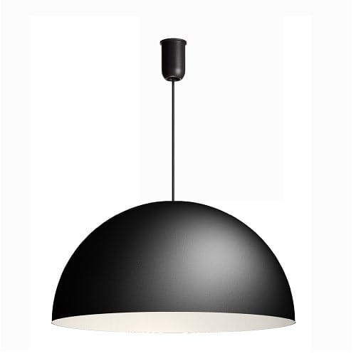 Lampa wisząca COCCO Hemisfera DuoColor czarna 40 cm nad stół