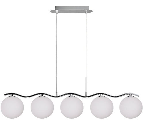 Lampa wisząca, szklane kule - Ramon 5