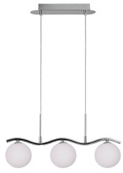 Lampa wisząca, szklane kule - Ramon 3