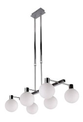 Lampa LED, białe kule - Maldus Rectangle 6