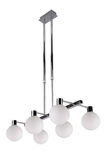 Lampa LED, białe kule - Maldus Rectangle 6