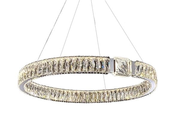 Żyrandol LED, pierścień - Nija - ø 60cm kolor chrom