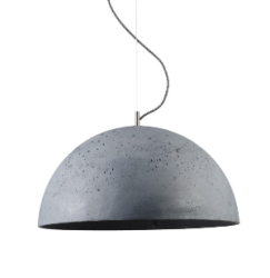 SFERA XL  betonowa lampa sufitowa, średnica 62 cm