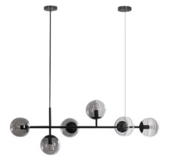 Lampa wisząca - Adrian - długa, 120cm, w kolorze czarnym