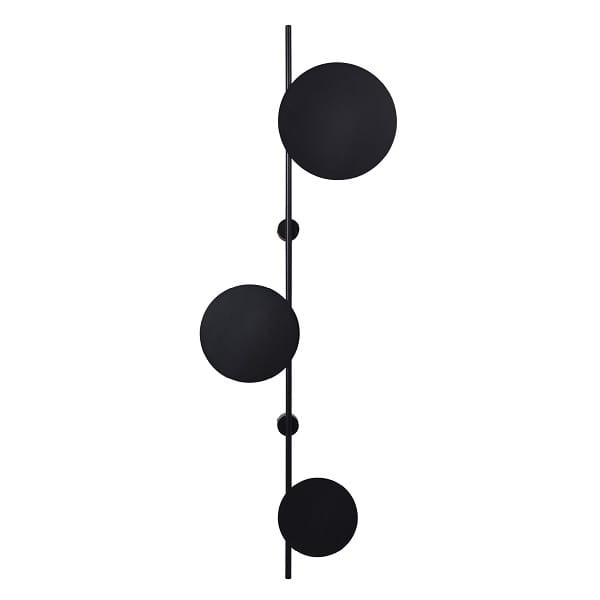 Loftowy, nowoczesny kinkiet ścienny, trzy klosze – Rega 3