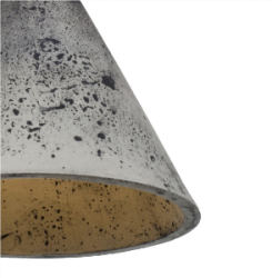 KOBE 3 betonowa lampa sufitowa, wysokość 21 cm