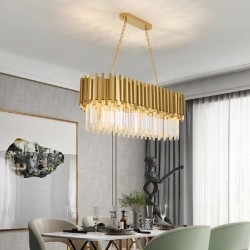 luminating long 80 żyrandolkryształowy mosiądz