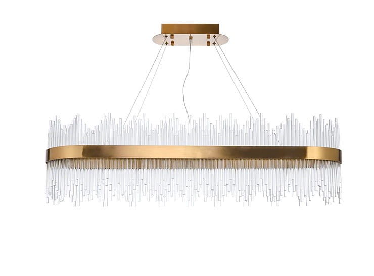 Kryształowy-żyrandol z LED Dora Long 80