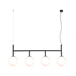 liniowa-lampa-cztery-białe-mleczne-kule-oświetlenie-stołu-Faro-4.webp