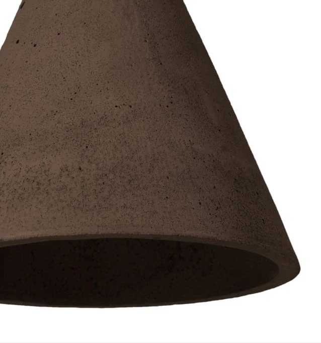 KOBE 2 betonowa lampa sufitowa, wysokość 29 cm
