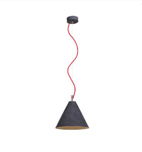 KOBE 3 betonowa lampa sufitowa, wysokość 21 cm